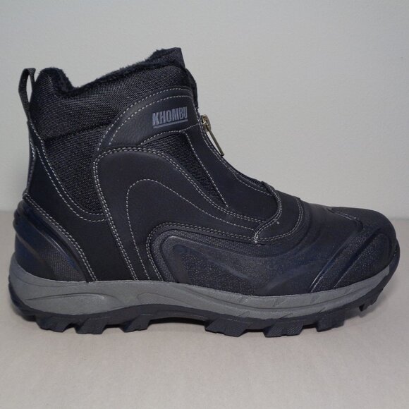 Khombu Size 10 M MASON Black Hybrid Boots New Men's Shoes - Picture 2 of 16